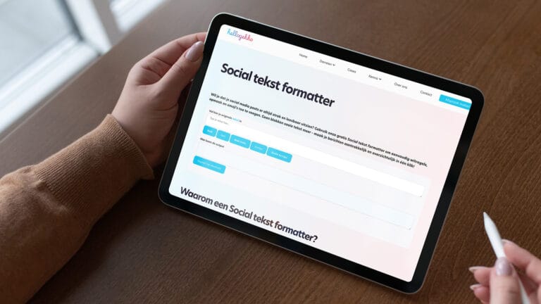 social text formatter